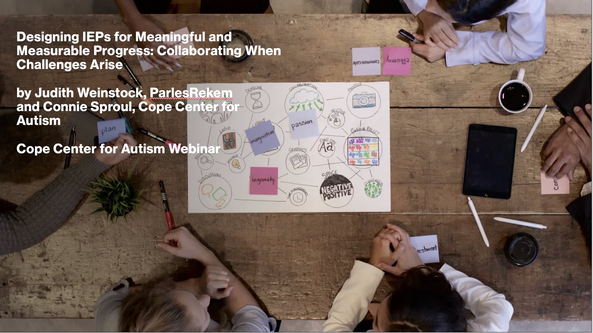 Webinar: Designing IEPs for Meaningful and Measurable Progress: Collaborating When Challenges Arise