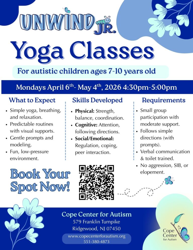 Yoga Class, Ages 7-10, Unwind Jr.